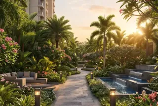 Landscaped Garden at Rishita New Launch Lucknow